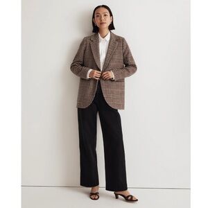Madewell Larsen Blazer in Mixed Plaid